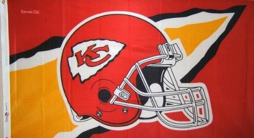 E5B Kansas City Chiefs 3'x5' Heavy Duty Flag