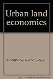 Urban land economics
