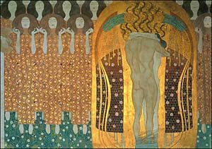 ポスター グスタフ クリムト Beethoven Frieze (1902) detail
