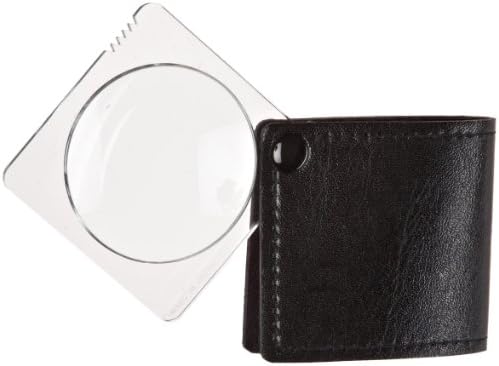 Donegan V906 Pocket Magnifier with Glass Lens, 3.25X Magnification, 45mm Lens Diameter