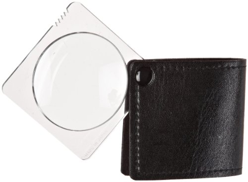 Donegan V906 Pocket Magnifier with Glass Lens, 3.25X Magnification, 45mm Lens Diameter