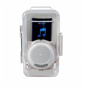 Aquabourne MP3 MP4 and IPod Splash speaker- waterproof case