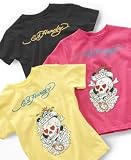Ed Hardy - Ed Hardy Girls Love Kill Slowly Skull Tee