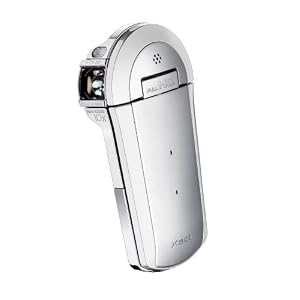 Sanyo Xacti VPC-CS1EX Full HD-Camcorder (SD/SDHC-Card, 9-fach opt. Zoom, 6,9 cm (2,7 Zoll) Display) silber
