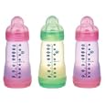 Sassy Baby's Mam 9 oz. Girl 3 pack Bottle
