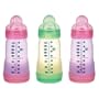Sassy Baby's Mam 9 oz. Girl 3 pack Bottle