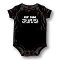 LA Imprints Baby Romper- "Hey Dude"