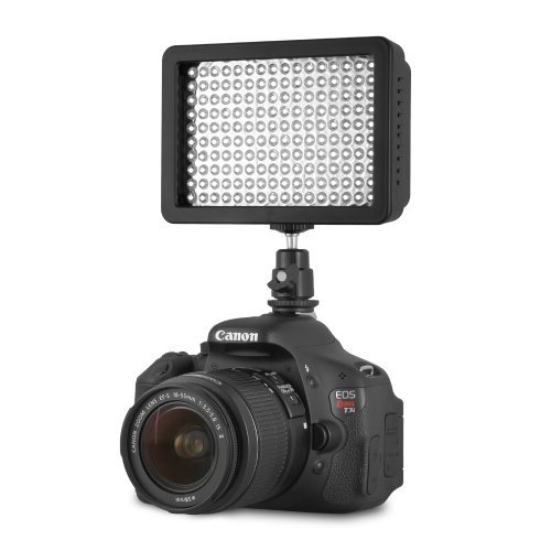Chromo Inc CI55000020 160 LED CI-160 Dimmable Ultra High Power Panel, Camcorder Video Light for Canon, Nikon, Pentax, Panasonic, Sony, Samsung and Olympus Digital SLR Cameras