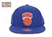 New York Knicks Blue Snapback Adjustable Plastic Snap Strap Back Hat / Cap