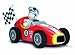 Le Toy Van Wooden Red Racer and Budkin Figure