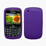 Purple Silicone Case / Skin / Cover for RIM BlackBerry Curve 3G 9330 / 9300 ....
