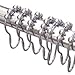 12/Pack Homebasix Sd-Oring-C3L Ring Shower Curtain Clear 12Pc (BX 12)