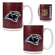 Carolina Panthers 2pc 15oz Gameball Ceramic Mug Set - Primary logo NFL Football