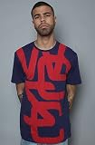 41XnZ9 WFVL. SL160  WeSC The Overlay Biggest Tee in Medium Blue,T shirts for Men