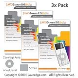 Apple iPod Nano 2nd Gen JAVOScreen 2.0 Ultra Clear Screen Protector (3-Pack)