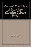 General principles of Scots law
