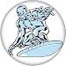 Marvel Comics Silver Surfer Button 81744