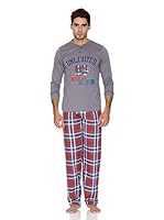 Bluedreams Pijama Punto Liso (Gris)