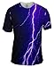 Yizzam- Violet Lightning Storm -Tagless- Mens Shirt