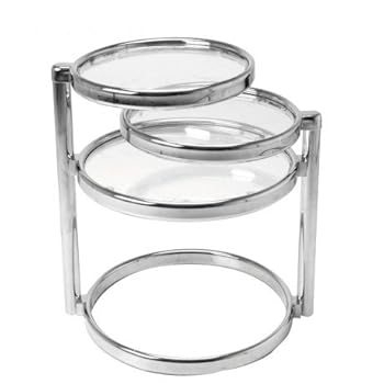 Leitmotiv - Table Basse Mini Double Swivel - Chrome