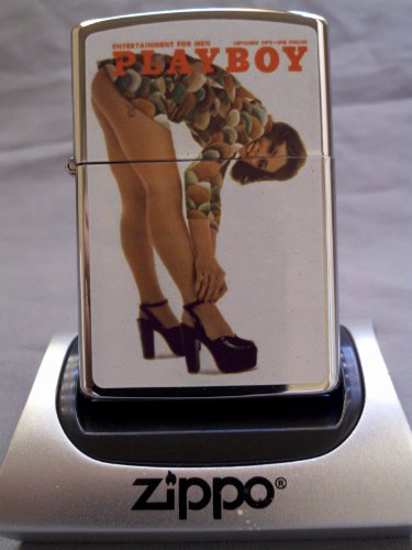 ZIPPO SEPTEMBER 1972 PLAYBOY PIN UP LIGHTER