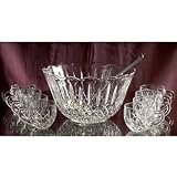 SHANNON 10 PIECE CRYSTAL PUNCH SET