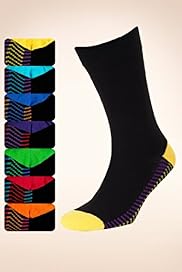 7 Pairs of Cotton Rich Freshfeet Wave Striped Socks