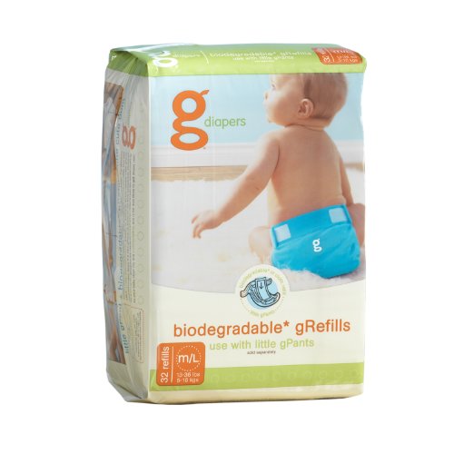 gDiapers Biodegradable Diaper Refills Series Upper Armxx