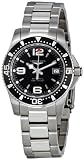 Longines Sport Black Dial Automatic Stainless Steel Ladies Watch L32844566