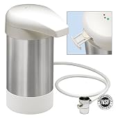Essence AHW-35 Advanced Countertop Healthy Water Filter System with Filter Life Indicator - Stainless/White