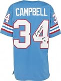 Earl Campbell Autographed Jersey | Details: Sky Blue, Custom