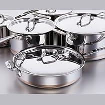 All-Clad 600822 SS Copper Core Cookware Set 10-pc.