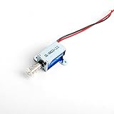 Dowonsol 1.5W 3V-12V DC マイクロソレノイド電磁石 プル（吸引） プッシュプル型 dc ミニチュア電磁石 小型ソレノイド電磁石