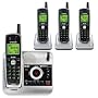 V-Tech CS5121-4 5.8GHz DSS Four Handset Cordless Answering System with Caller ID (Silver/Black)