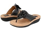 Clarks Artisan Latin Samba Womens Thongs Sandals Black 6.5