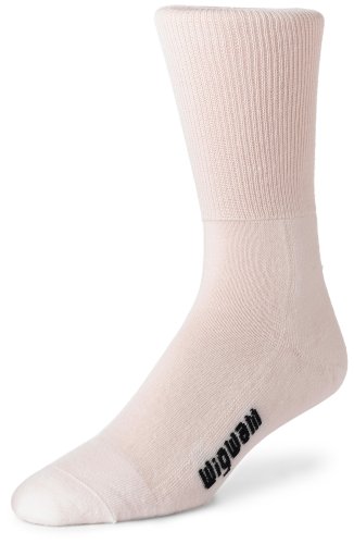 Wigwam Men's Diabetic Strider, White, Large