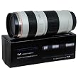 The Travel Coffee Mug/lens Cup/thermos in a Shape of White Canon EOS Ef 70-200mm F4 L Lens with