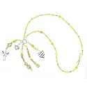 Schmuck-art Kette Dilara  yellow/silver 48cm 20913