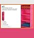 Honey-Can-Do 8-Shelf Non-Woven Hanging Closet Organizer, Pink