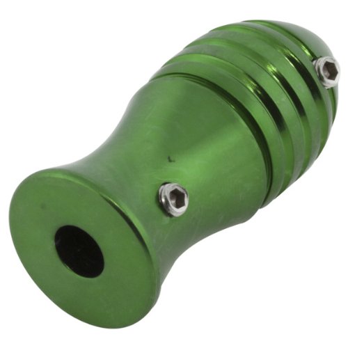 GREEN 1 Aluminum Wholesale Tattoo Grips #3 - Ribbed, Light