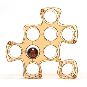 Click here to buy Puzzle Wine Rack Amber by Dagan.