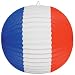 Lampion 'Frankreich', ca. 25 cm, blau-weiß-rot