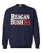 shop4ever Reagan Bush 84 Unisex Crewnecks Presidential Campaign Sweatshirts Large Navy0