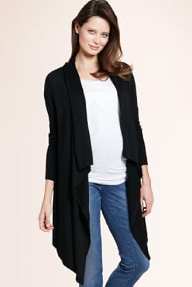 Maternity Long Sleeve Waterfall Knitted Cardigan