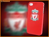 D201-0006 高級感 人気 Apple iPhone 4 & 4S プレミアリーグ リヴァプールFC (LIVERPOOL FC) 保護ケース +(無料iPhone保護フィルムが付属しております)