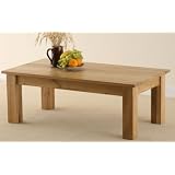 Eden Solid Oak Minimalist Coffee Table