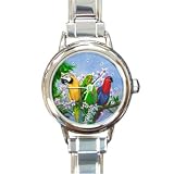 Limited Edition Violano Italian Charm Watch Parrot Macaw Eclectus