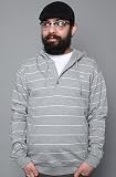 WeSC The Wintor Hooded Sweatshirt in Grey Melange hood ,Sweatshirts for Men
