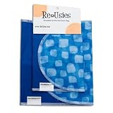ReUsies 2 Pack Reusable Snack and Sandwich Bags - Blue Stone