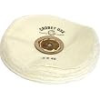 Combed Fine Muslin Buff w/Leather Center 4"